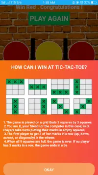 Tic Tac Toe Game Screen Shot 7