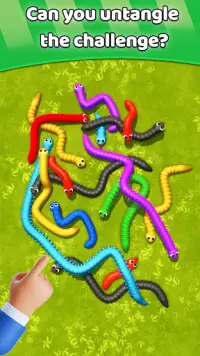 Tangled Snakes Puzzle Game Screen Shot 4