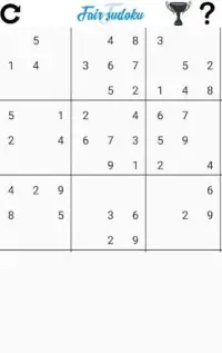 Fair Sudoku Screen Shot 2