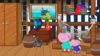 Hippo Adventures: Lighthouse Screen Shot 2