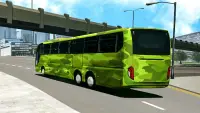 陸軍バス運転ゲーム Screen Shot 1