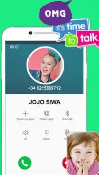 Chat Contact Siwa JoJo - Hello Prank Screen Shot 2