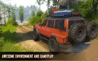 Offroad Jeep che guida simulatore fuoristrada Screen Shot 6