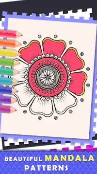 Coloring Game Mandala for Adults Screen Shot 0
