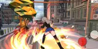 Titan City Attack : Anime Schoolgirl Fighter 3D Screen Shot 1