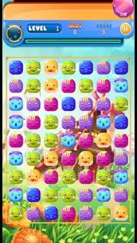 Jelly Monster Puzzle Screen Shot 2