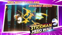 Stickman Hero war(バッターヒーロー戦争) Screen Shot 0