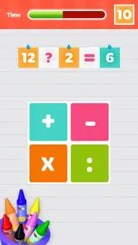 jogo matemática: para Crianças Screen Shot 3