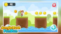 Jungle Rush : Fun Run Screen Shot 1