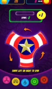 Super Hero Fidget Spinner - Avenger Fidget Spinner Screen Shot 1