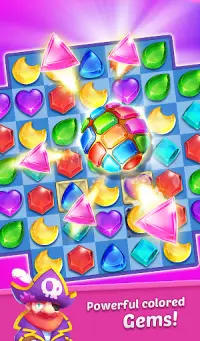Gems Crush - бесплатная игра Match 3 Jewels Screen Shot 6