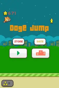 Doge Jumps On Star Screen Shot 0
