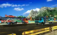 Real car transporter 2017 3D Truck simulator game Screen Shot 0