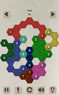 Color Lines. Hexagon Screen Shot 5