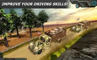 Heavy Army Truck Real Driving Screen Shot 3