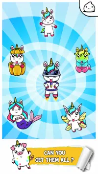 Unicorn Evolution 2  Idle Cute Clicker Game Kawaii Screen Shot 2