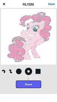 Pixel Art - Little Pony Coloring by Number Screen Shot 3