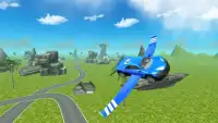 Flying SuperSport Car Sim 3D Screen Shot 2