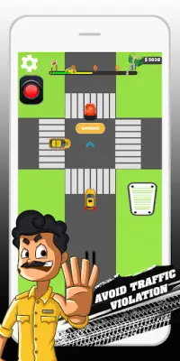 Smart Cabby - 2D Car Driving game Screen Shot 3