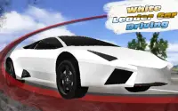 White Leader Car Driving Screen Shot 1