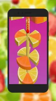 Fruit Helix Jump Crush Screen Shot 0