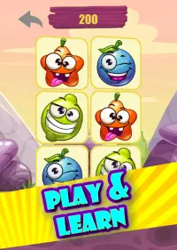 Funny Fruits Memory Game Screen Shot 5