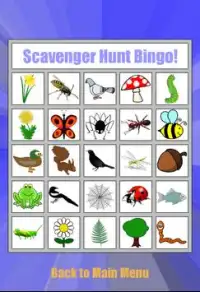 Scavenger Hunt Bingo! Screen Shot 6