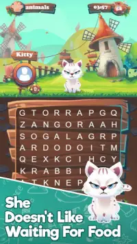 Feed The Cat - Word Search Screen Shot 4