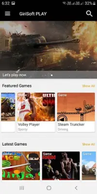 GiriSoft PLAY - Your Online Game Store. Screen Shot 0