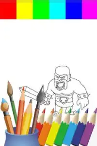 Coloring Clash Of The Games Screen Shot 1