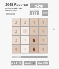 2048 Reverse Screen Shot 4