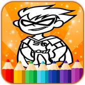 Coloring Book - Titans Go Fan