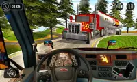 Нефтяная танкерная транспортная игра 2018 Screen Shot 1