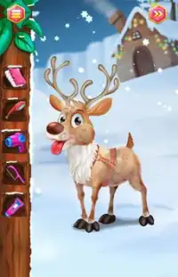 Santa Reindeer Care Salon : Christmas Animal🎅 Screen Shot 1
