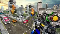 Sniper Traffic Shooter - New shooting games - FPS Screen Shot 1
