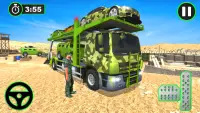 軍用 車両 輸送 シミュレーター ゲーム: 車 トラック運転 Screen Shot 8