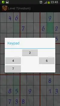 Android Sudoku Screen Shot 4