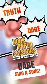Rock Paper Scissors Klasyczna prawda lub wyzwanie Screen Shot 5