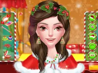 Christmas Day Celebration Makeup Salon Screen Shot 5