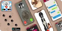 Dog cute video call and chat simulation game Screen Shot 0