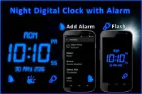 Night Digital Clock With Alarm Screen Shot 8