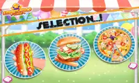 Street Food Pizza Cooking Game Screen Shot 1