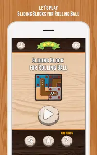 Sliding Block Puzzle for Rolling Ball Screen Shot 0