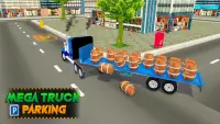 トラックの駐車ゲームトラック運転ゲーム Screen Shot 0