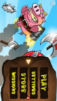 空飛ぶ豚ゲーム Screen Shot 2