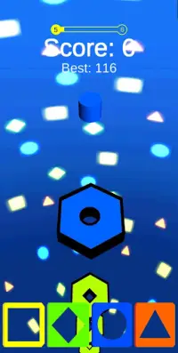 Hexa Fall Screen Shot 1