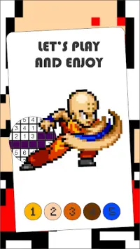 Legendary Fighter Pixel Art Screen Shot 1