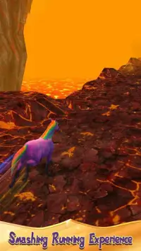 Unicorn Volcano Escape Screen Shot 2