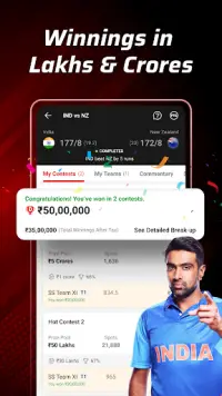 Dream11: Fantasy Cricket App Screen Shot 5