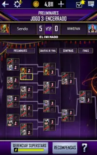 WWE SuperCard - luta de cartas Screen Shot 13